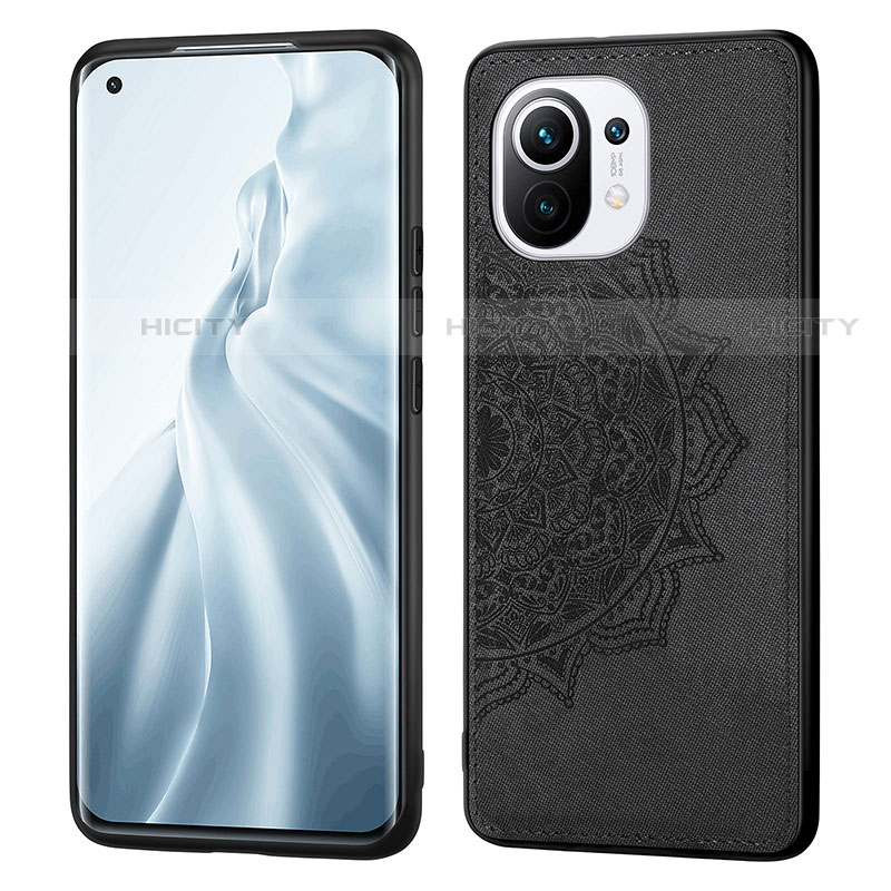 Funda Silicona Carcasa Ultrafina Goma con Magnetico A07 para Xiaomi Mi 11 Lite 4G