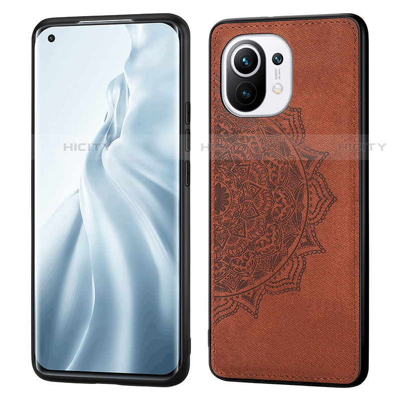 Funda Silicona Carcasa Ultrafina Goma con Magnetico A07 para Xiaomi Mi 11 Lite 4G