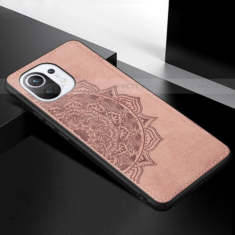 Funda Silicona Carcasa Ultrafina Goma con Magnetico A08 para Xiaomi Mi 11 Lite 5G