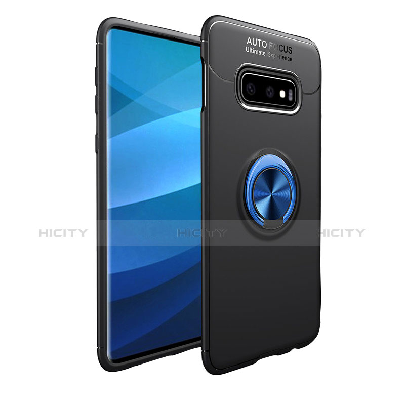 Funda Silicona Carcasa Ultrafina Goma con Magnetico Anillo de dedo Soporte A01 para Samsung Galaxy S10e