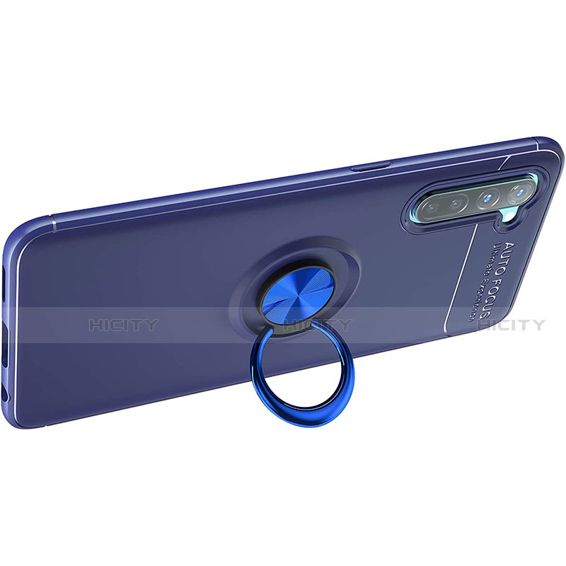 Funda Silicona Carcasa Ultrafina Goma con Magnetico Anillo de dedo Soporte A03 para Oppo K7 5G