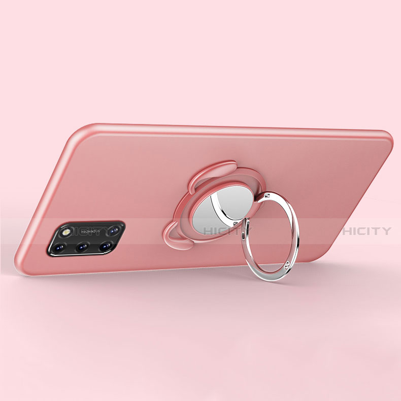 Funda Silicona Carcasa Ultrafina Goma con Magnetico Anillo de dedo Soporte A05 para Oppo A72