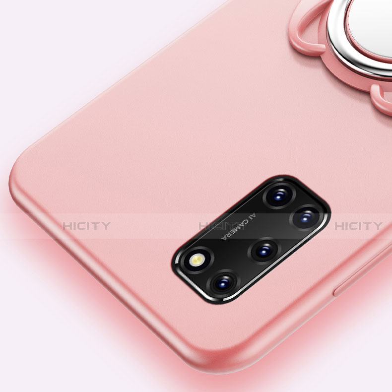 Funda Silicona Carcasa Ultrafina Goma con Magnetico Anillo de dedo Soporte A05 para Oppo A92