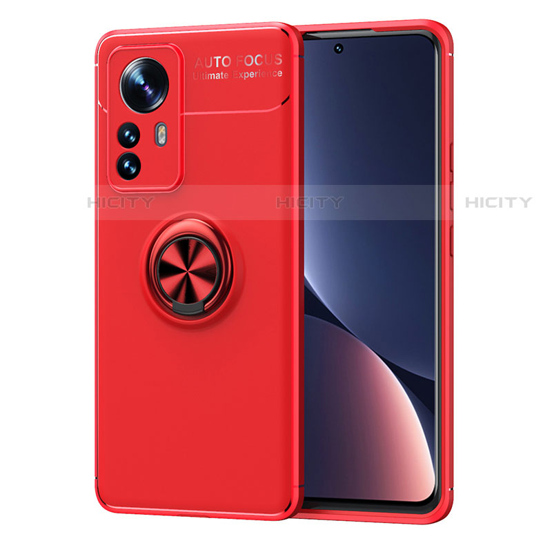 Funda Silicona Carcasa Ultrafina Goma con Magnetico Anillo de dedo Soporte A05 para Xiaomi Mi 12 Lite 5G