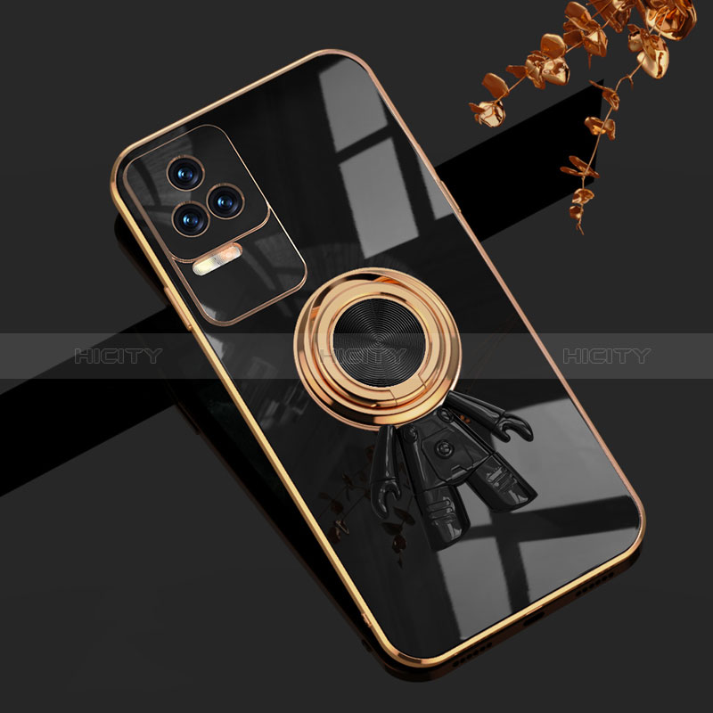 Funda Silicona Carcasa Ultrafina Goma con Magnetico Anillo de dedo Soporte AN2 para Xiaomi Redmi K40S 5G