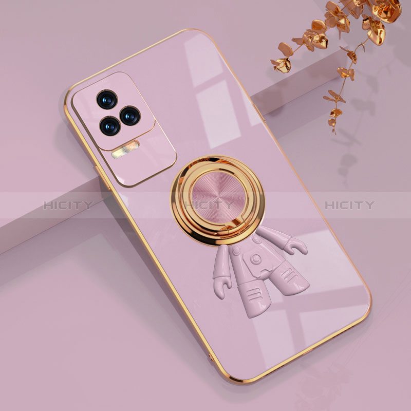 Funda Silicona Carcasa Ultrafina Goma con Magnetico Anillo de dedo Soporte AN2 para Xiaomi Redmi K40S 5G