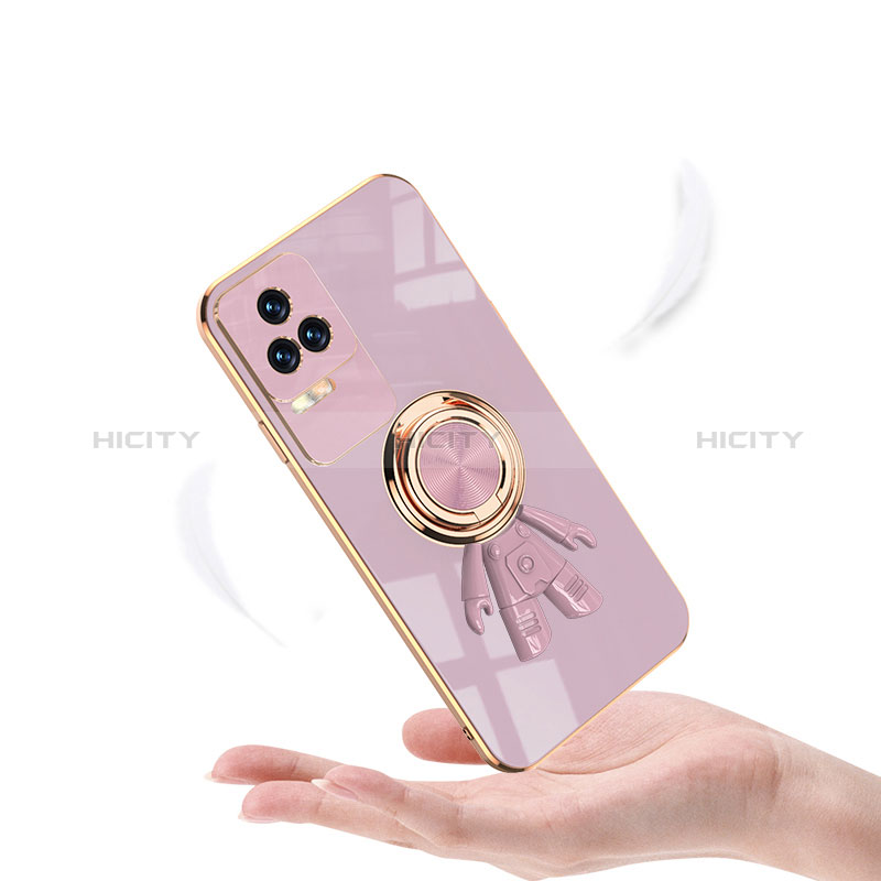 Funda Silicona Carcasa Ultrafina Goma con Magnetico Anillo de dedo Soporte AN2 para Xiaomi Redmi K40S 5G