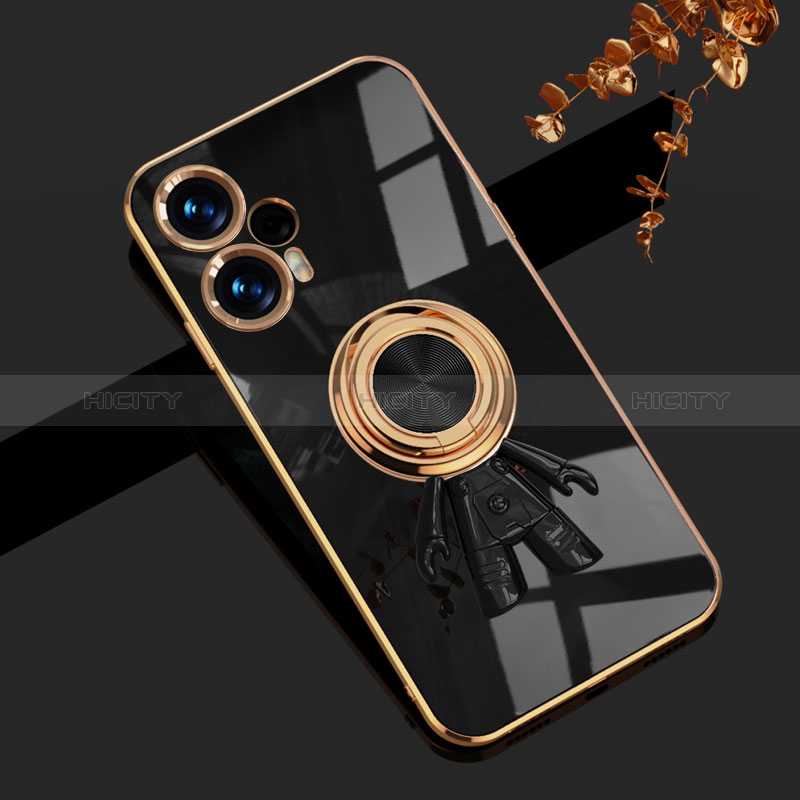 Funda Silicona Carcasa Ultrafina Goma con Magnetico Anillo de dedo Soporte AN2 para Xiaomi Redmi Note 12 Turbo 5G