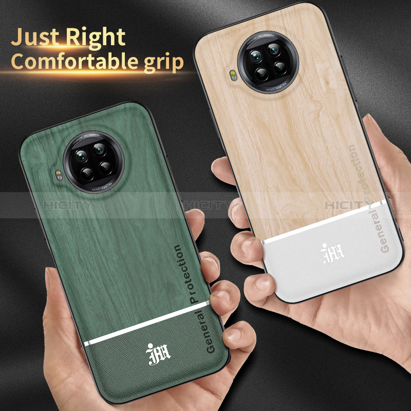 Funda Silicona Carcasa Ultrafina Goma con Magnetico Anillo de dedo Soporte JM1 para Xiaomi Mi 10i 5G