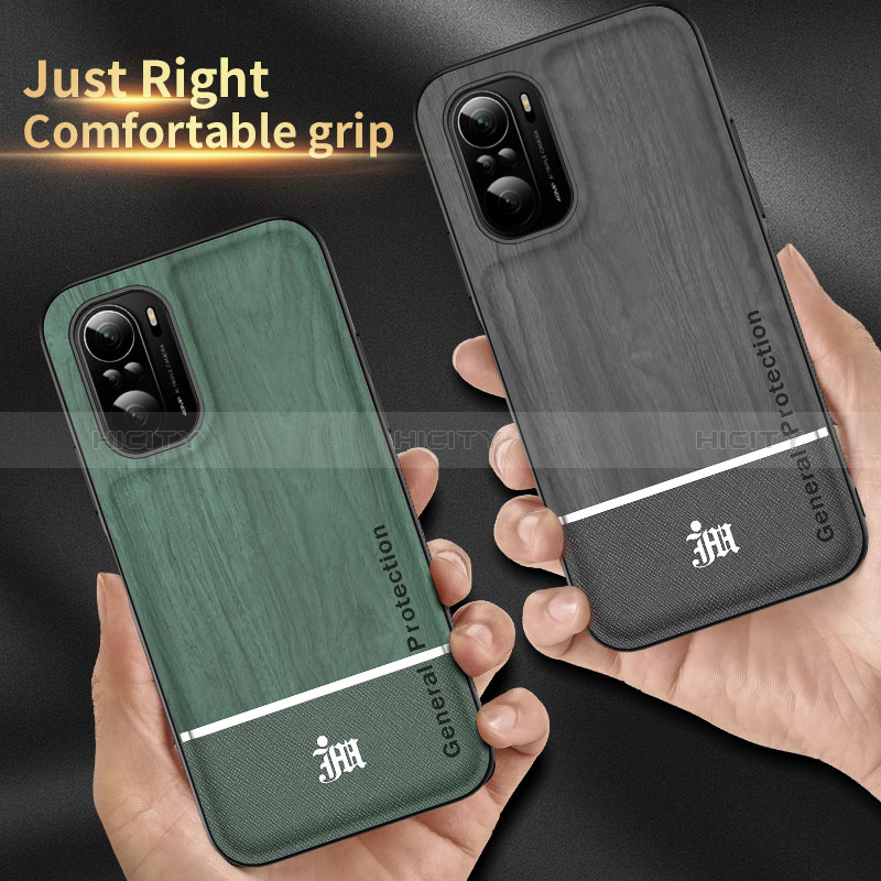 Funda Silicona Carcasa Ultrafina Goma con Magnetico Anillo de dedo Soporte JM1 para Xiaomi Mi 11X 5G