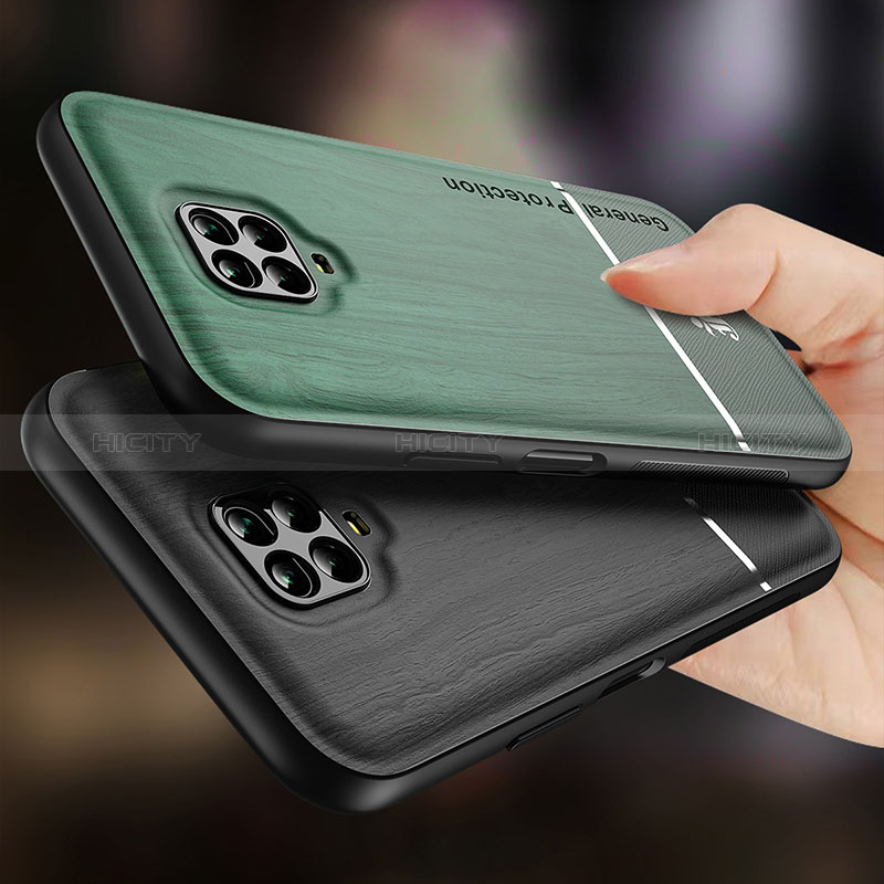 Funda Silicona Carcasa Ultrafina Goma con Magnetico Anillo de dedo Soporte JM1 para Xiaomi Redmi Note 9S