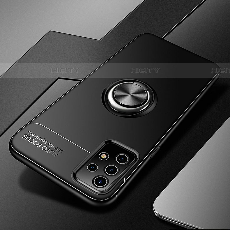 Funda Silicona Carcasa Ultrafina Goma con Magnetico Anillo de dedo Soporte JM3 para Samsung Galaxy A33 5G