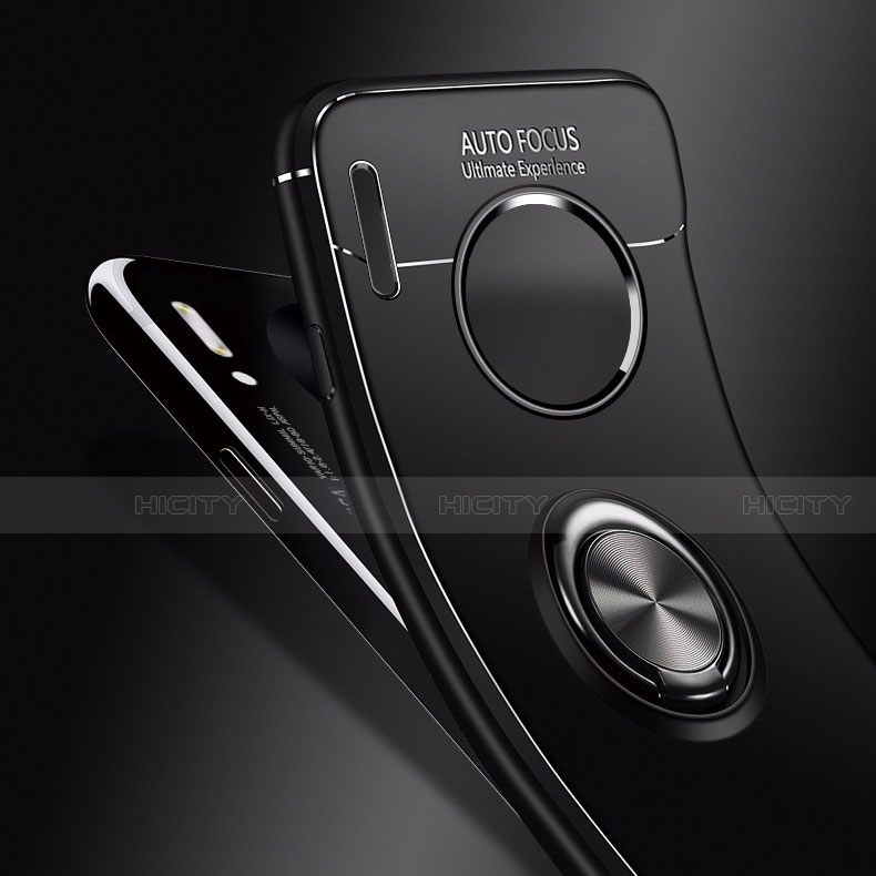 Funda Silicona Carcasa Ultrafina Goma con Magnetico Anillo de dedo Soporte para Huawei Mate 30E Pro 5G