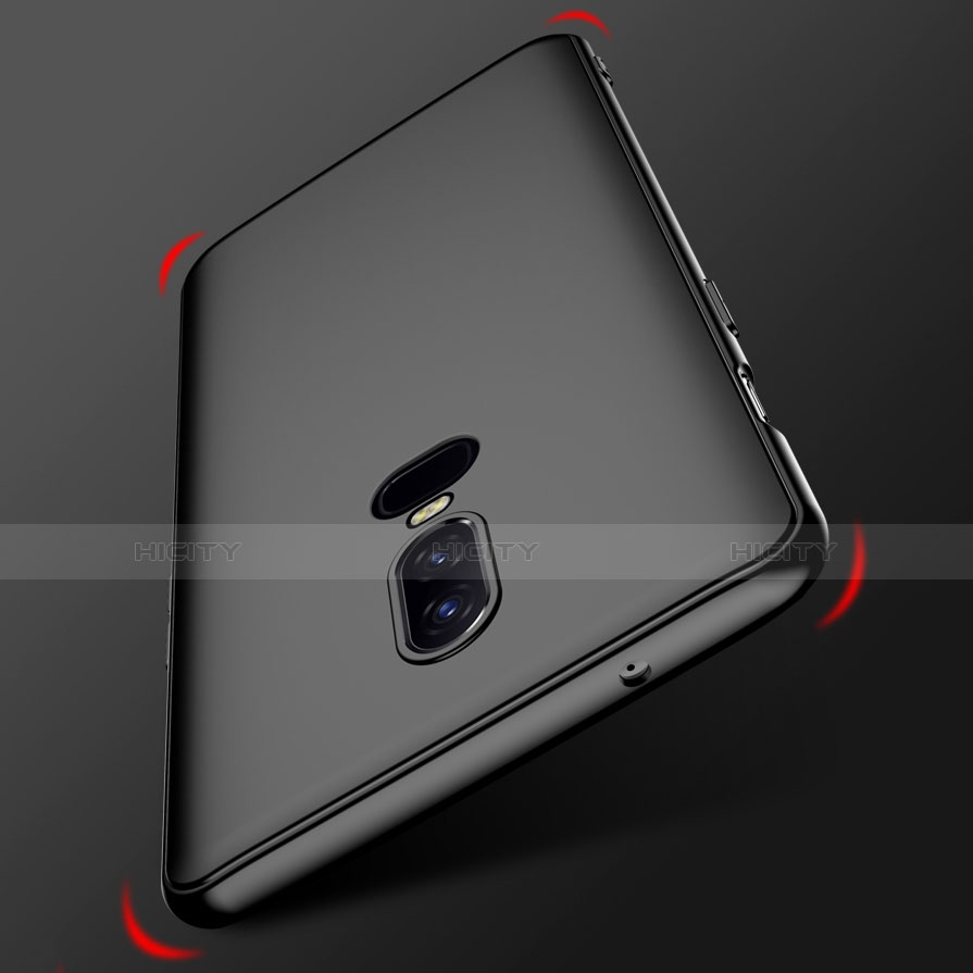 Funda Silicona Carcasa Ultrafina Goma con Magnetico Anillo de dedo Soporte para OnePlus 6T