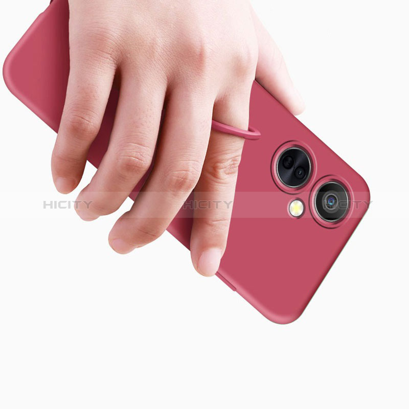 Funda Silicona Carcasa Ultrafina Goma con Magnetico Anillo de dedo Soporte S02 para OnePlus Nord CE 3 5G