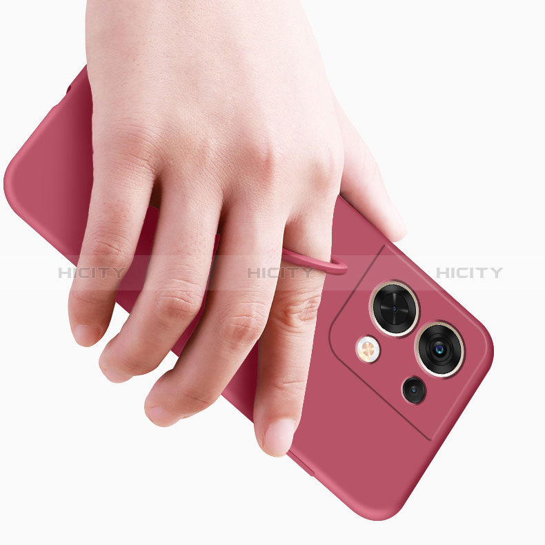 Funda Silicona Carcasa Ultrafina Goma con Magnetico Anillo de dedo Soporte S02 para Xiaomi Redmi Note 13 5G