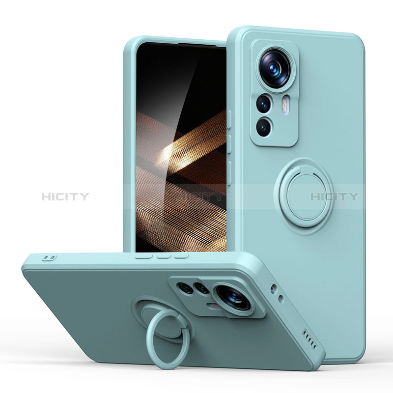 Funda Silicona Carcasa Ultrafina Goma con Magnetico Anillo de dedo Soporte S05 para Xiaomi Redmi Note 12S