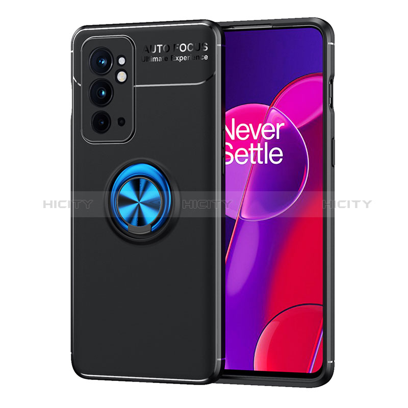 Funda Silicona Carcasa Ultrafina Goma con Magnetico Anillo de dedo Soporte SD1 para OnePlus 9RT 5G