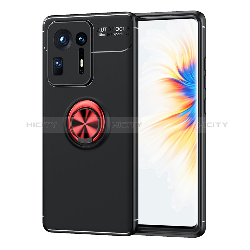 Funda Silicona Carcasa Ultrafina Goma con Magnetico Anillo de dedo Soporte SD1 para Xiaomi Mi Mix 4 5G