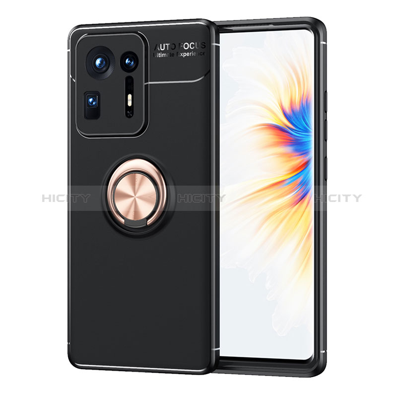 Funda Silicona Carcasa Ultrafina Goma con Magnetico Anillo de dedo Soporte SD1 para Xiaomi Mi Mix 4 5G