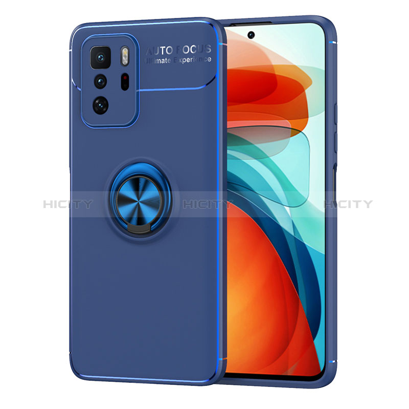 Funda Silicona Carcasa Ultrafina Goma con Magnetico Anillo de dedo Soporte SD1 para Xiaomi Poco X3 GT 5G