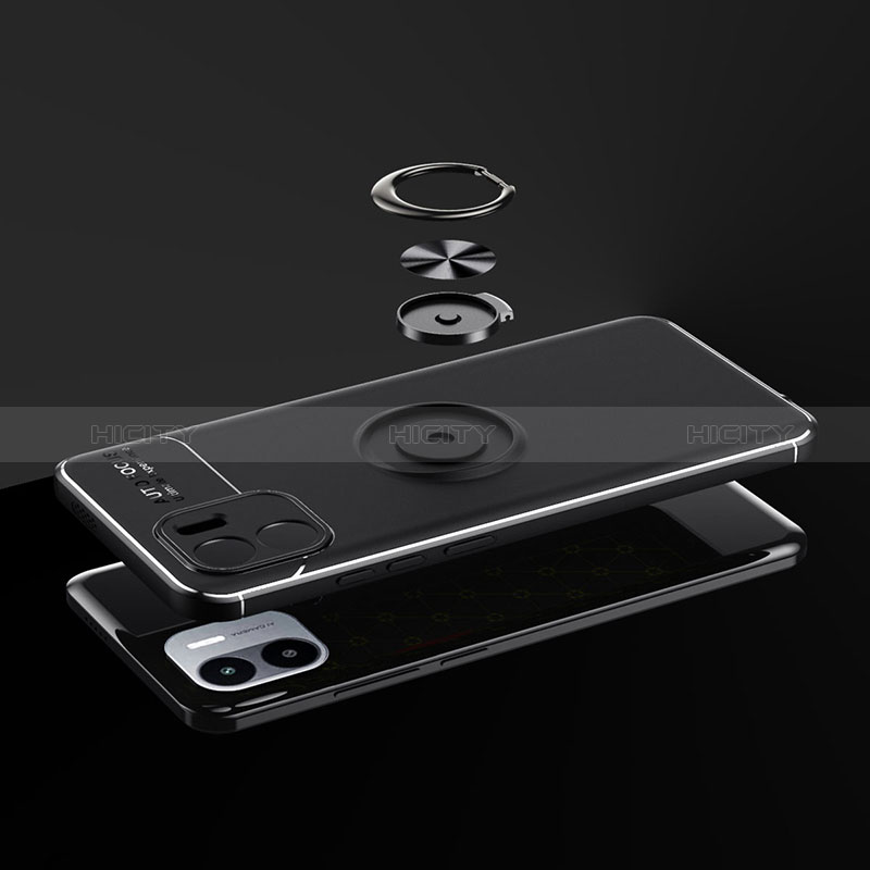 Funda Silicona Carcasa Ultrafina Goma con Magnetico Anillo de dedo Soporte SD1 para Xiaomi Redmi A2 Plus