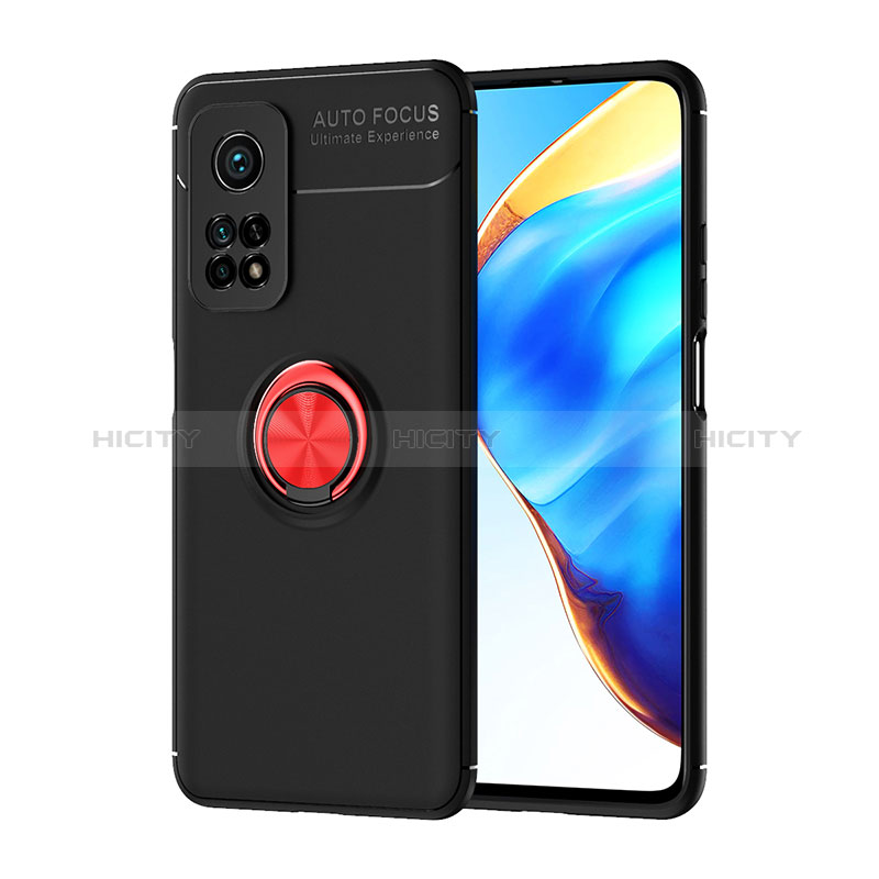 Funda Silicona Carcasa Ultrafina Goma con Magnetico Anillo de dedo Soporte SD1 para Xiaomi Redmi K30S 5G