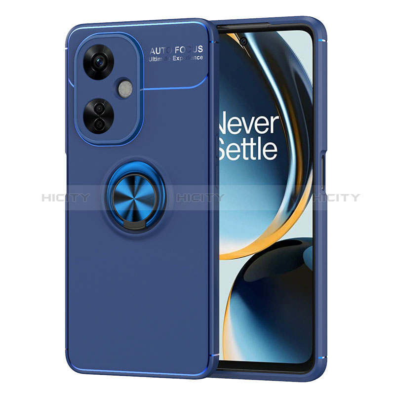 Funda Silicona Carcasa Ultrafina Goma con Magnetico Anillo de dedo Soporte SD2 para OnePlus Nord CE 3 5G