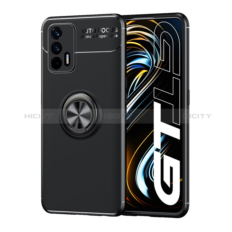 Funda Silicona Carcasa Ultrafina Goma con Magnetico Anillo de dedo Soporte SD2 para Realme GT 5G