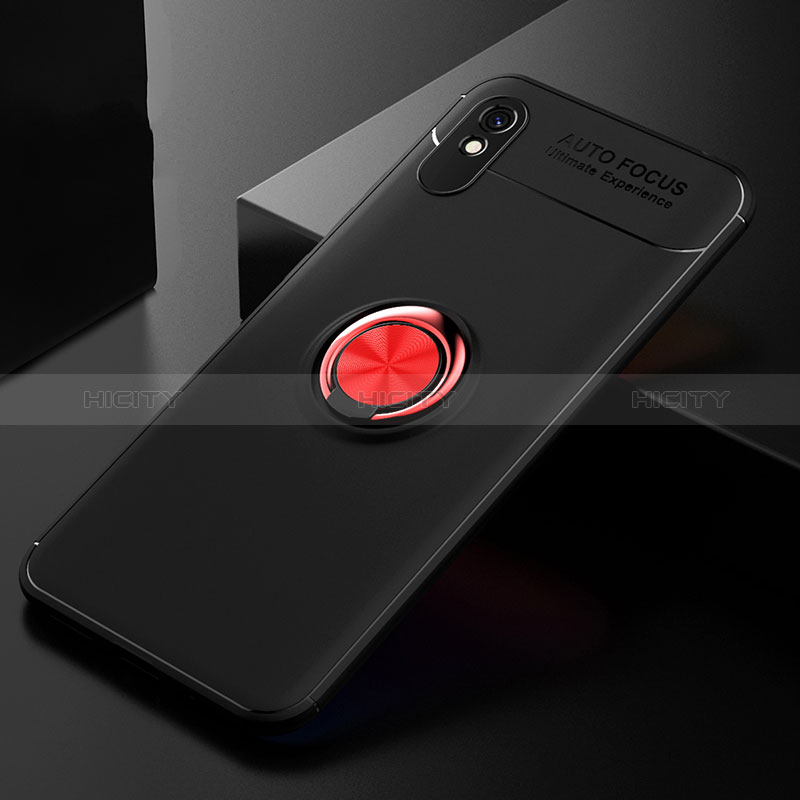 Funda Silicona Carcasa Ultrafina Goma con Magnetico Anillo de dedo Soporte SD2 para Xiaomi Redmi 9A