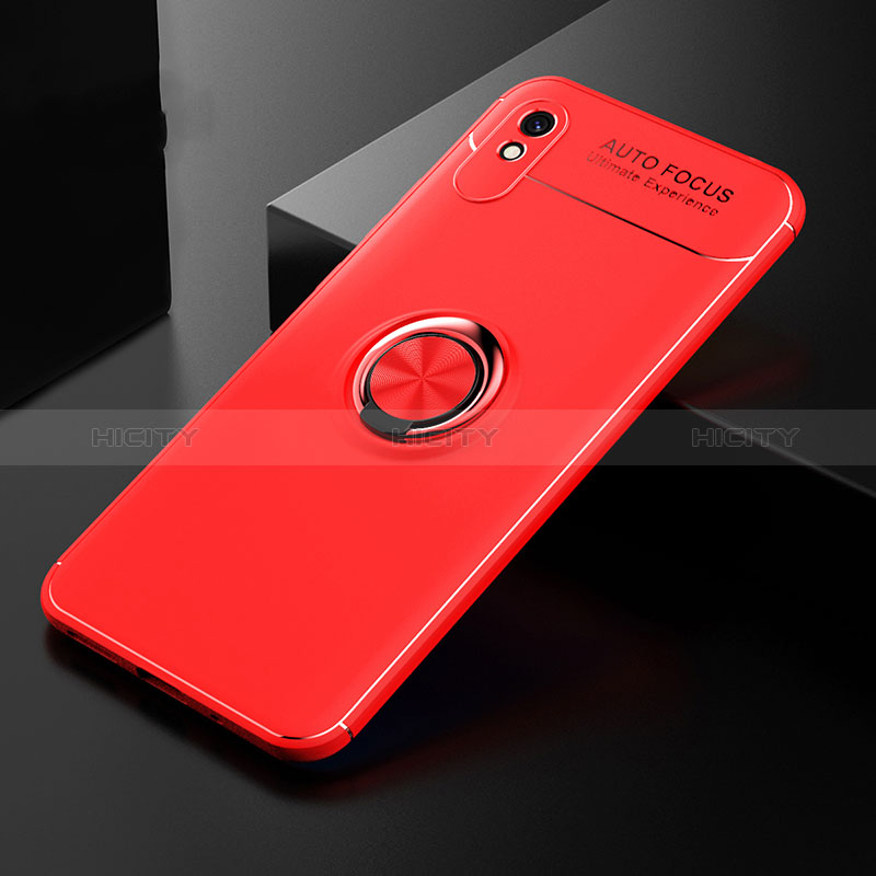 Funda Silicona Carcasa Ultrafina Goma con Magnetico Anillo de dedo Soporte SD2 para Xiaomi Redmi 9i