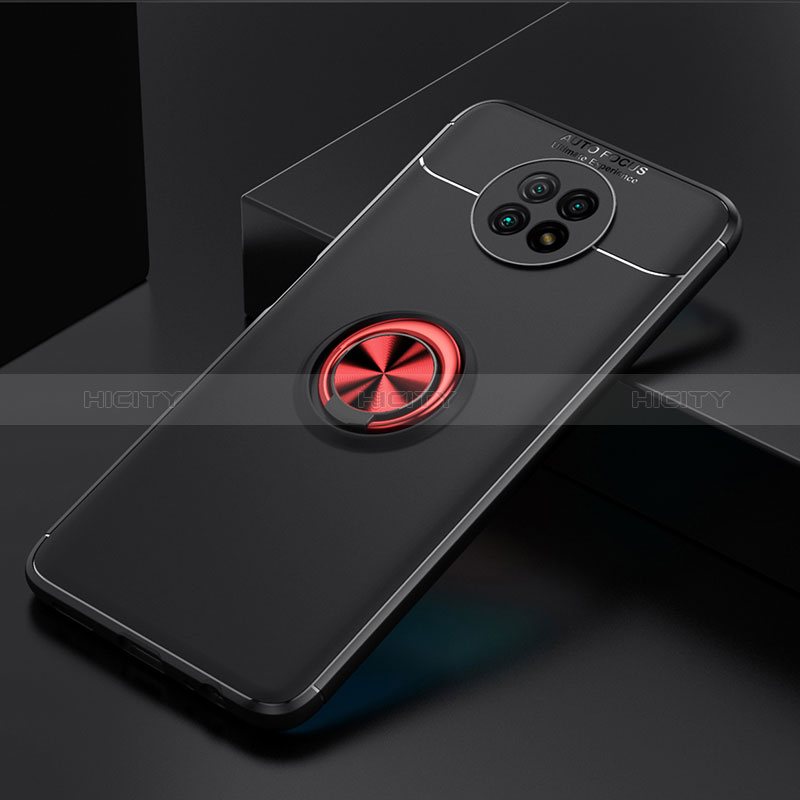 Funda Silicona Carcasa Ultrafina Goma con Magnetico Anillo de dedo Soporte SD2 para Xiaomi Redmi Note 9 5G