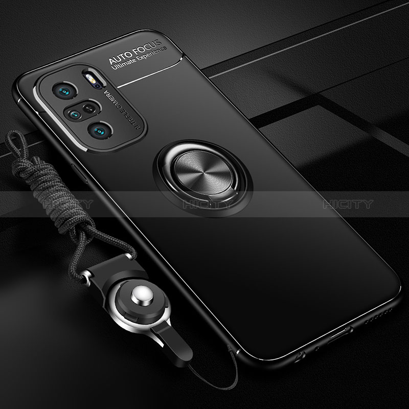 Funda Silicona Carcasa Ultrafina Goma con Magnetico Anillo de dedo Soporte SD3 para Xiaomi Mi 11i 5G