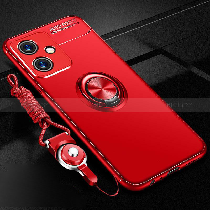 Funda Silicona Carcasa Ultrafina Goma con Magnetico Anillo de dedo Soporte SD3 para Xiaomi Redmi Note 12R Pro 5G