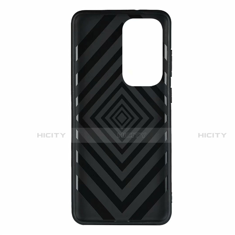 Funda Silicona Carcasa Ultrafina Goma con Magnetico Anillo de dedo Soporte T05 para Huawei P40 Pro