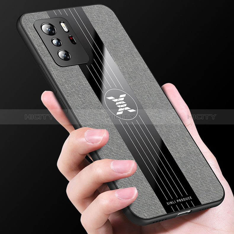 Funda Silicona Carcasa Ultrafina Goma con Magnetico Anillo de dedo Soporte X01L para Xiaomi Poco X3 GT 5G