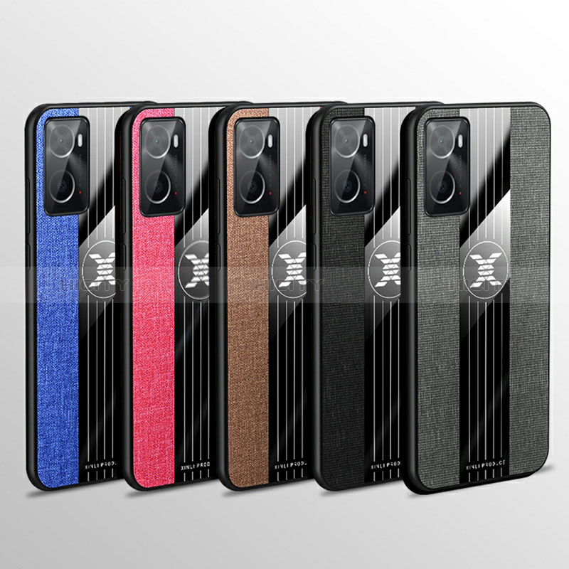 Funda Silicona Carcasa Ultrafina Goma con Magnetico Anillo de dedo Soporte X03L para Oppo A76