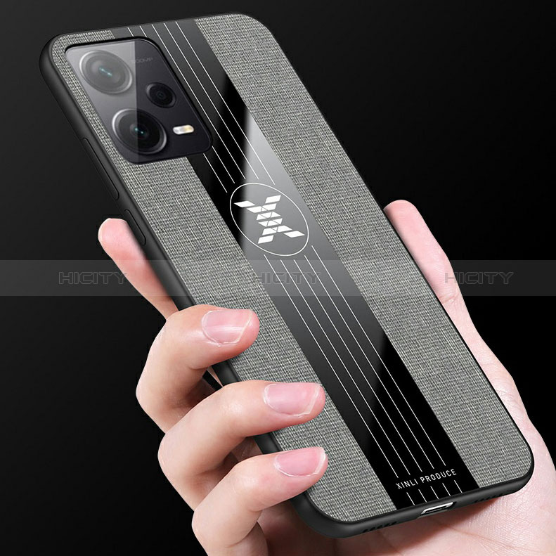 Funda Silicona Carcasa Ultrafina Goma con Magnetico Anillo de dedo Soporte X03L para Xiaomi Redmi Note 12 Explorer