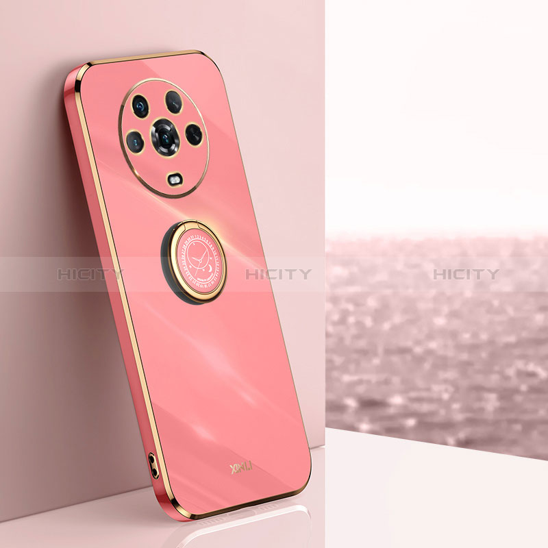 Funda Silicona Carcasa Ultrafina Goma con Magnetico Anillo de dedo Soporte XL1 para Huawei Honor Magic4 5G