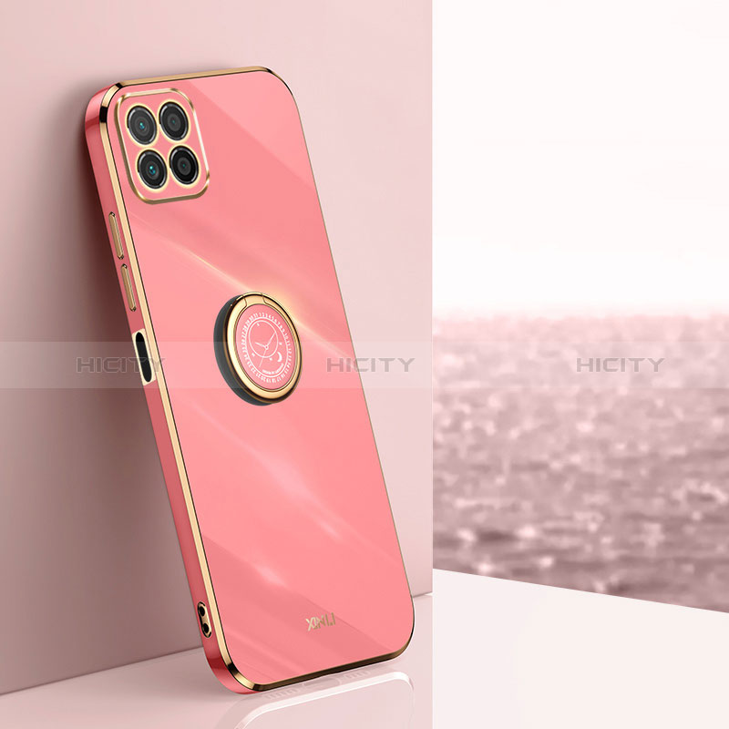 Funda Silicona Carcasa Ultrafina Goma con Magnetico Anillo de dedo Soporte XL1 para Huawei Honor X6