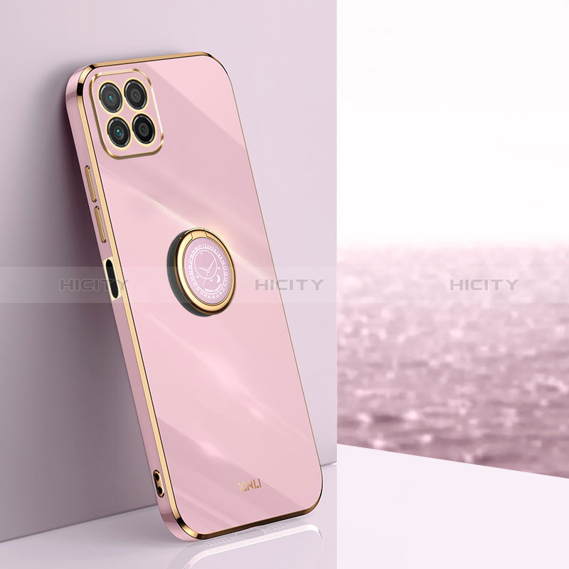 Funda Silicona Carcasa Ultrafina Goma con Magnetico Anillo de dedo Soporte XL1 para Huawei Honor X6