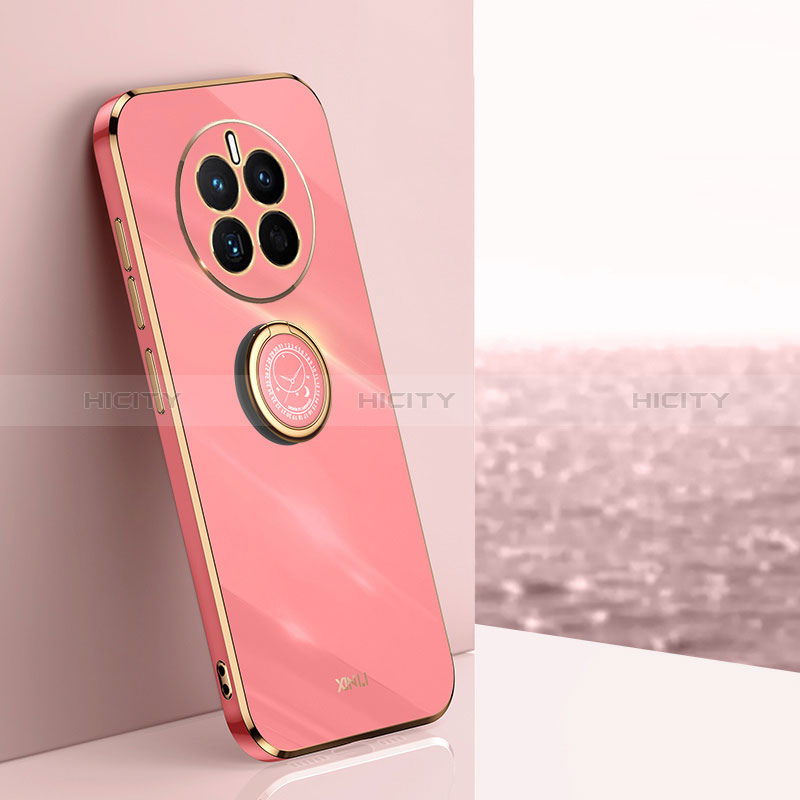 Funda Silicona Carcasa Ultrafina Goma con Magnetico Anillo de dedo Soporte XL1 para Huawei Mate 50E