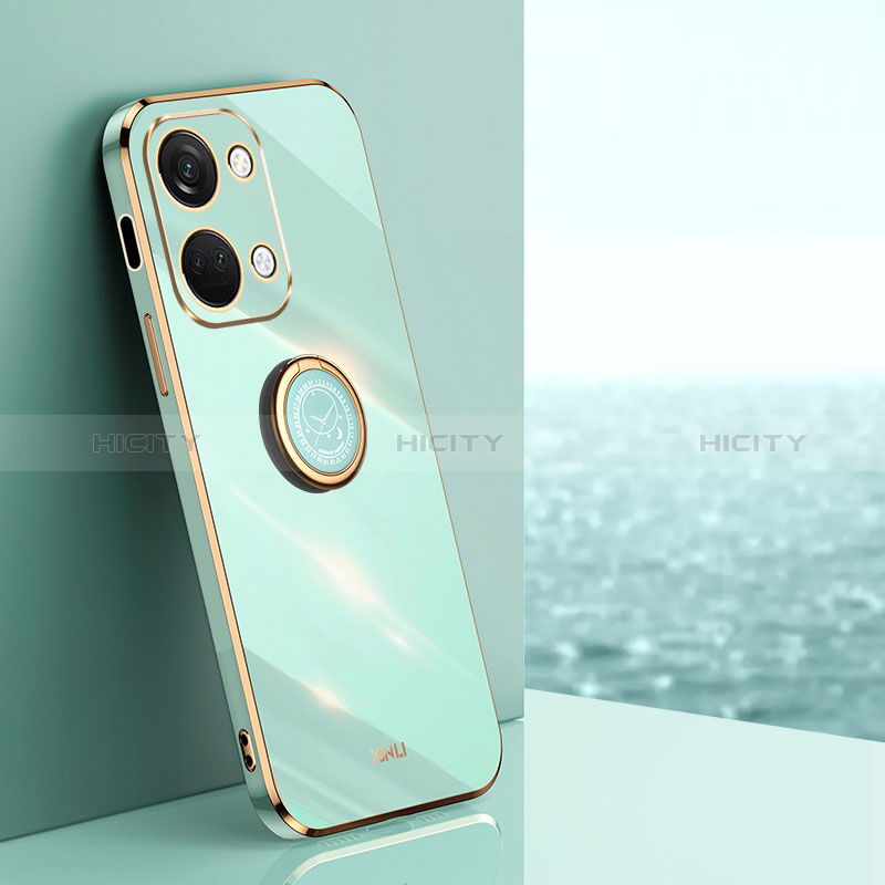 Funda Silicona Carcasa Ultrafina Goma con Magnetico Anillo de dedo Soporte XL1 para OnePlus Ace 2V 5G