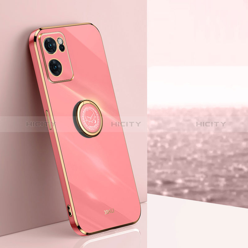 Funda Silicona Carcasa Ultrafina Goma con Magnetico Anillo de dedo Soporte XL1 para OnePlus Nord CE 2 5G