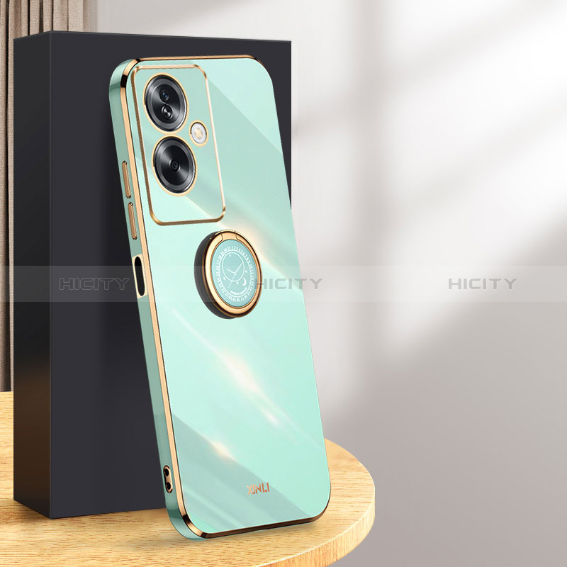 Funda Silicona Carcasa Ultrafina Goma con Magnetico Anillo de dedo Soporte XL1 para Oppo A79 5G