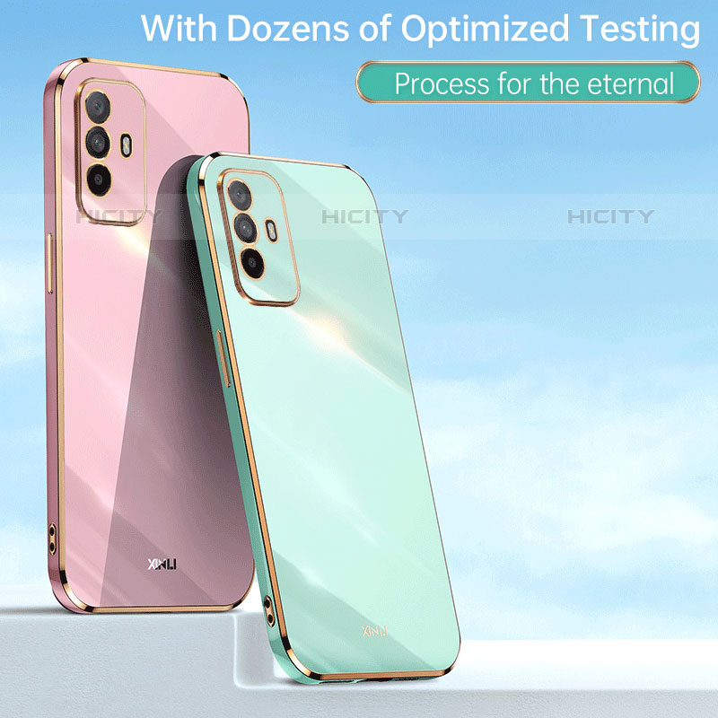 Funda Silicona Carcasa Ultrafina Goma con Magnetico Anillo de dedo Soporte XL1 para Oppo Reno5 Z 5G