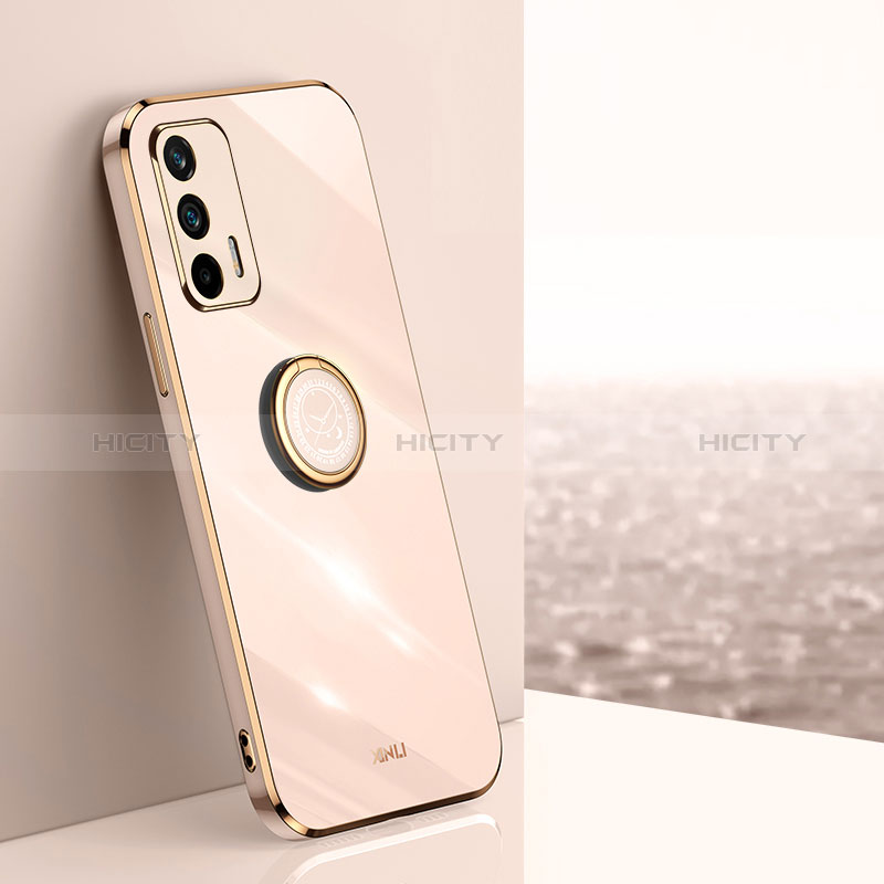 Funda Silicona Carcasa Ultrafina Goma con Magnetico Anillo de dedo Soporte XL1 para Realme GT Neo 2T 5G