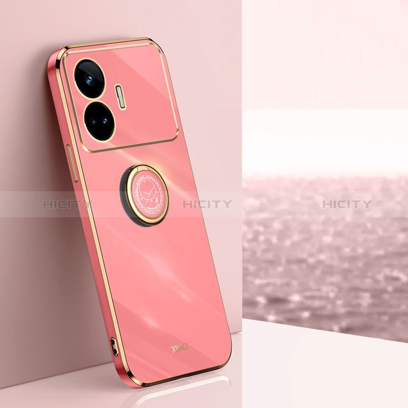 Funda Silicona Carcasa Ultrafina Goma con Magnetico Anillo de dedo Soporte XL1 para Realme GT Neo5 SE 5G