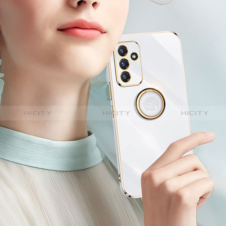 Funda Silicona Carcasa Ultrafina Goma con Magnetico Anillo de dedo Soporte XL1 para Samsung Galaxy A15 4G