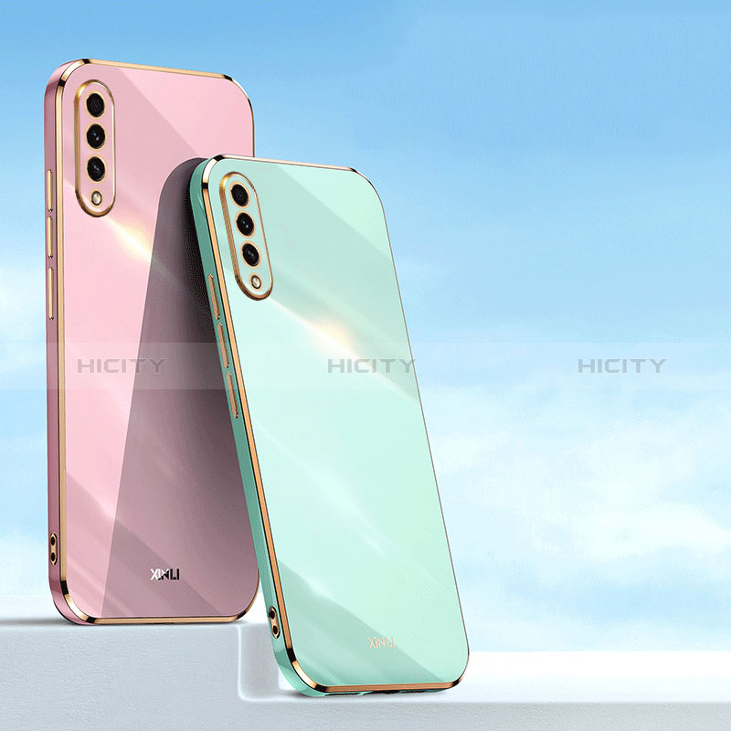 Funda Silicona Carcasa Ultrafina Goma con Magnetico Anillo de dedo Soporte XL1 para Samsung Galaxy A30S